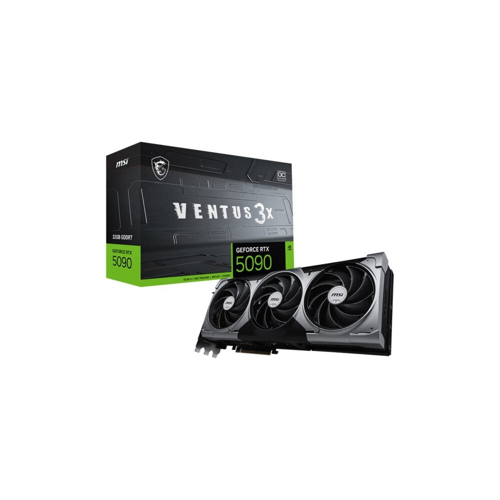 MSI GeForce RTX 5090 32G Ventus 3X OC | Prix le plus bas au Maroc | MajesTech