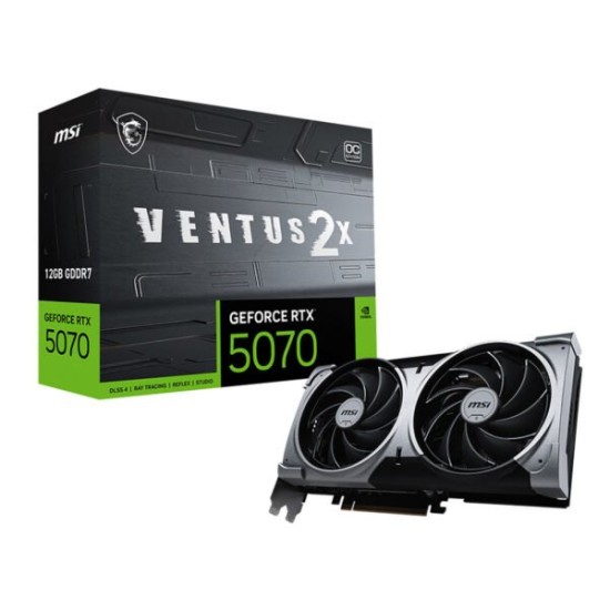 MSI GeForce RTX 5070 12G VENTUS 2X OC (BOX) Prix Maroc | Achetez pas cher à MajesTech