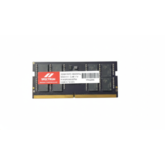 Spectrum 32GB DDR5 5600MHz CL46 SO-DIMM - Acheter au Maroc | MajesTech