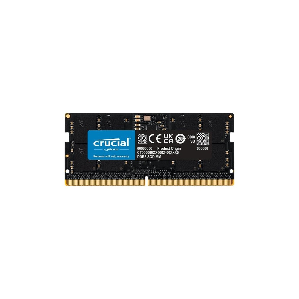 Crucial SO-DIMM DDR5 32Go 4800 MHz CL40 - Acheter au meilleur Prix Maroc | MajesTech