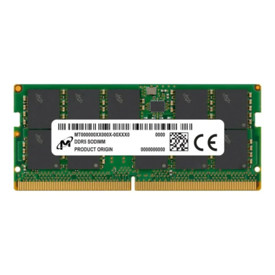 Micron 16GB DDR5 4800MHz SO-DIMM - Prix Maroc | MajesTech
