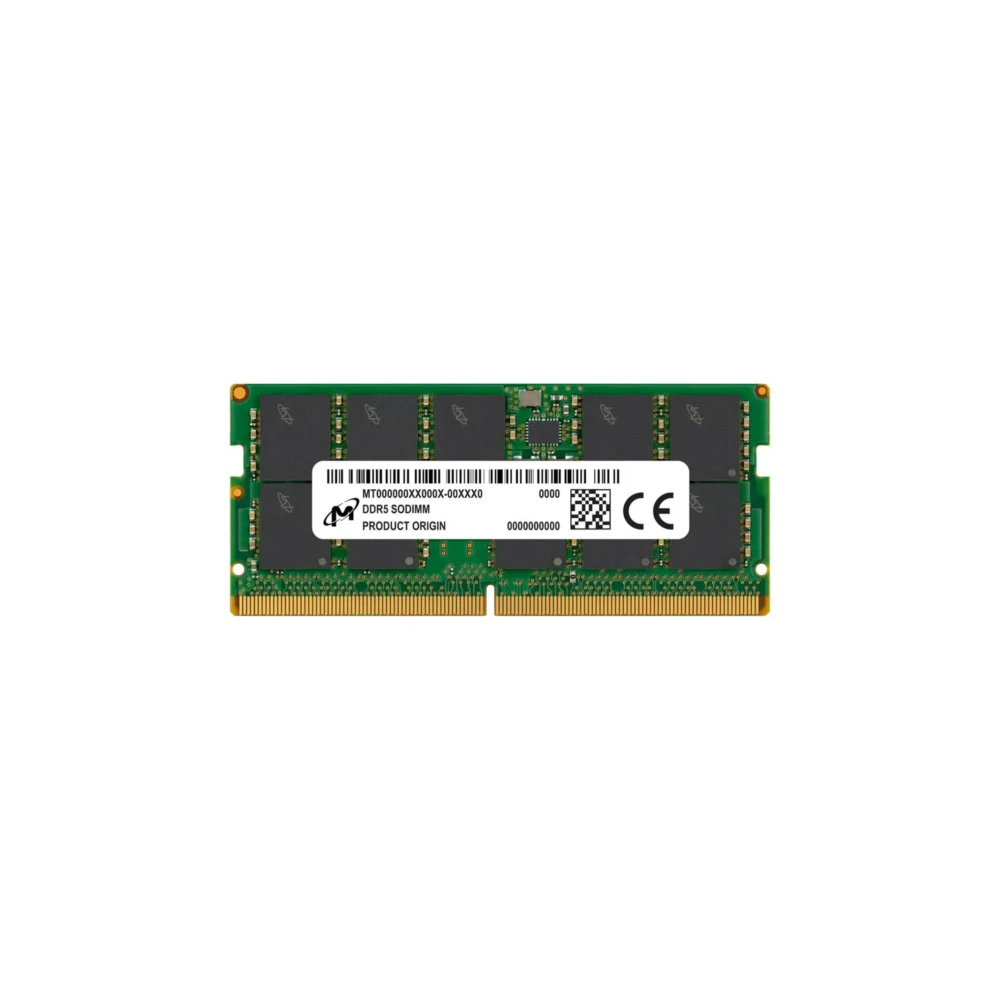 Micron 16GB DDR5 4800MHz SO-DIMM - Prix Maroc | MajesTech