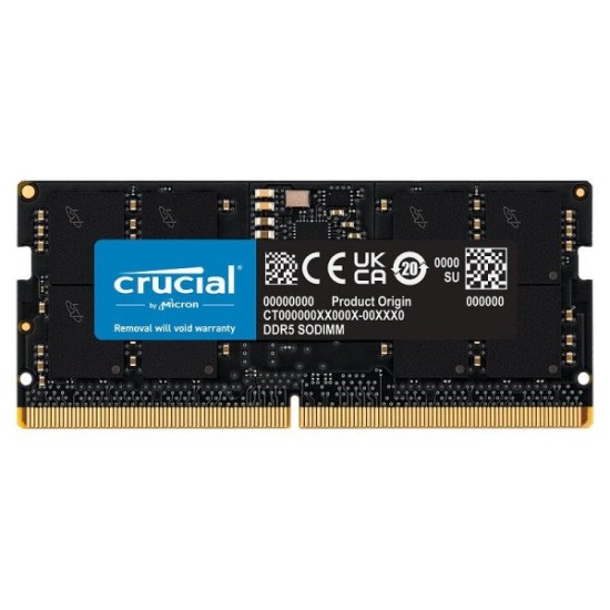 16GB DDR5 4800MHz CL40 SODIMM Crucial - Acheter au Maroc!