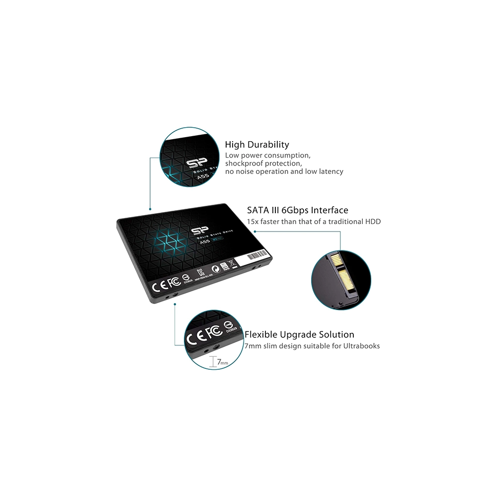 Silicon Power A55 SSD 4 To SATA III 2.5" - Prix Maroc | MajesTech