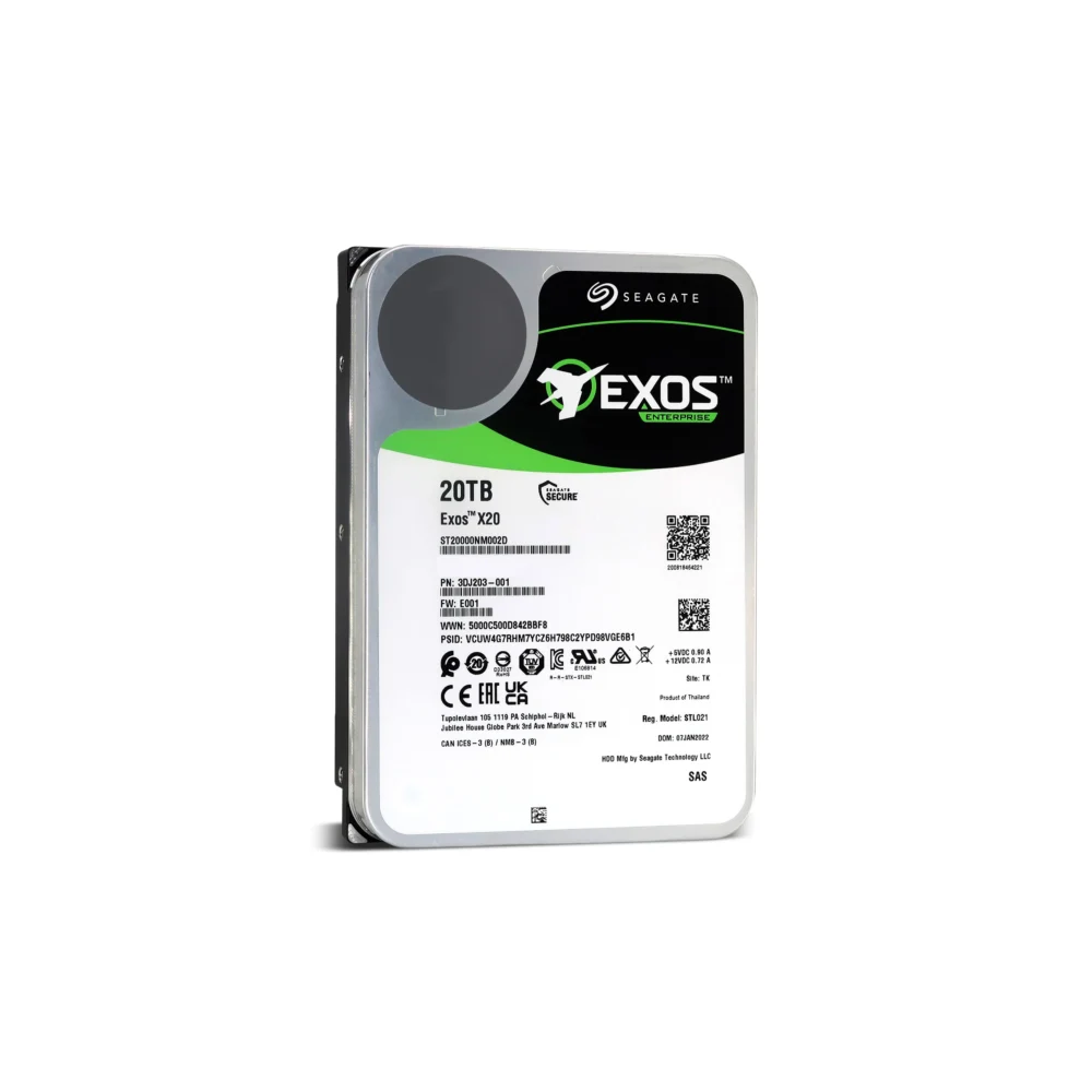 Seagate Exos X20 20TB HDD 3.5" - Prix Maroc | Acheter | MajesTech