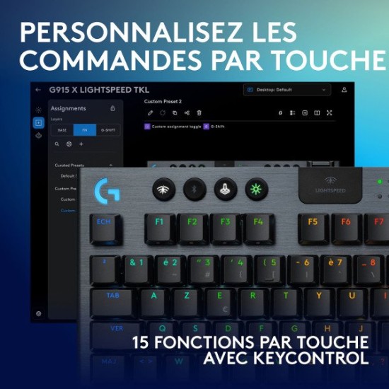 Logitech G915 TKL - Meilleur Prix Maroc | Acheter à MajesTech |