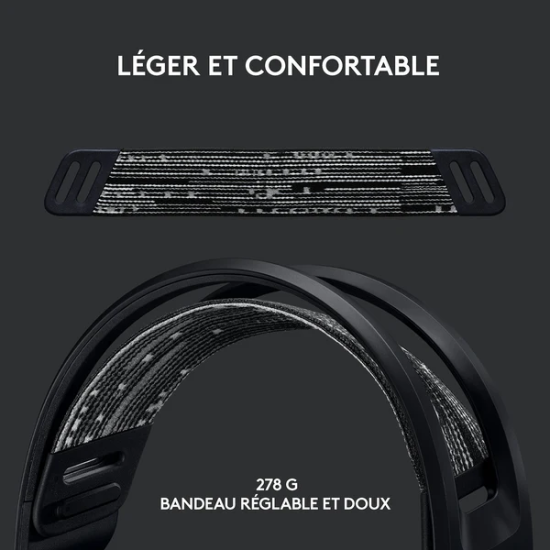 LOGITECH G733 LIGHTSPEED Wireless Black - Acheter | Prix Maroc | MajesTech