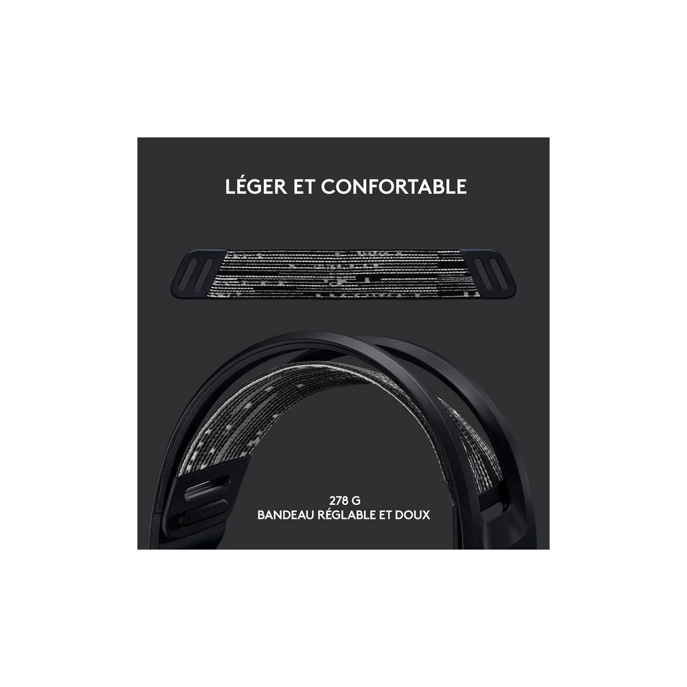 LOGITECH G733 LIGHTSPEED Wireless Black - Acheter | Prix Maroc | MajesTech