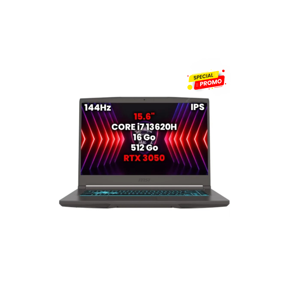 MSI Thin B13UC-3233MA, Prix Maroc Intel Core i7 RTX 3050 | MajesTech