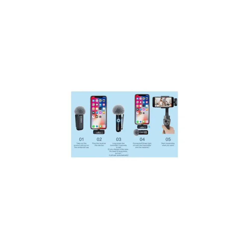 Microphone OSA Sans Fil | Nouveau | Prix Maroc | Acheter