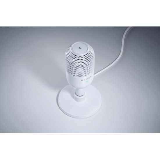 Razer Seiren V3 Mini White - Microphone Gaming | Prix Maroc | Acheter à MajesTech