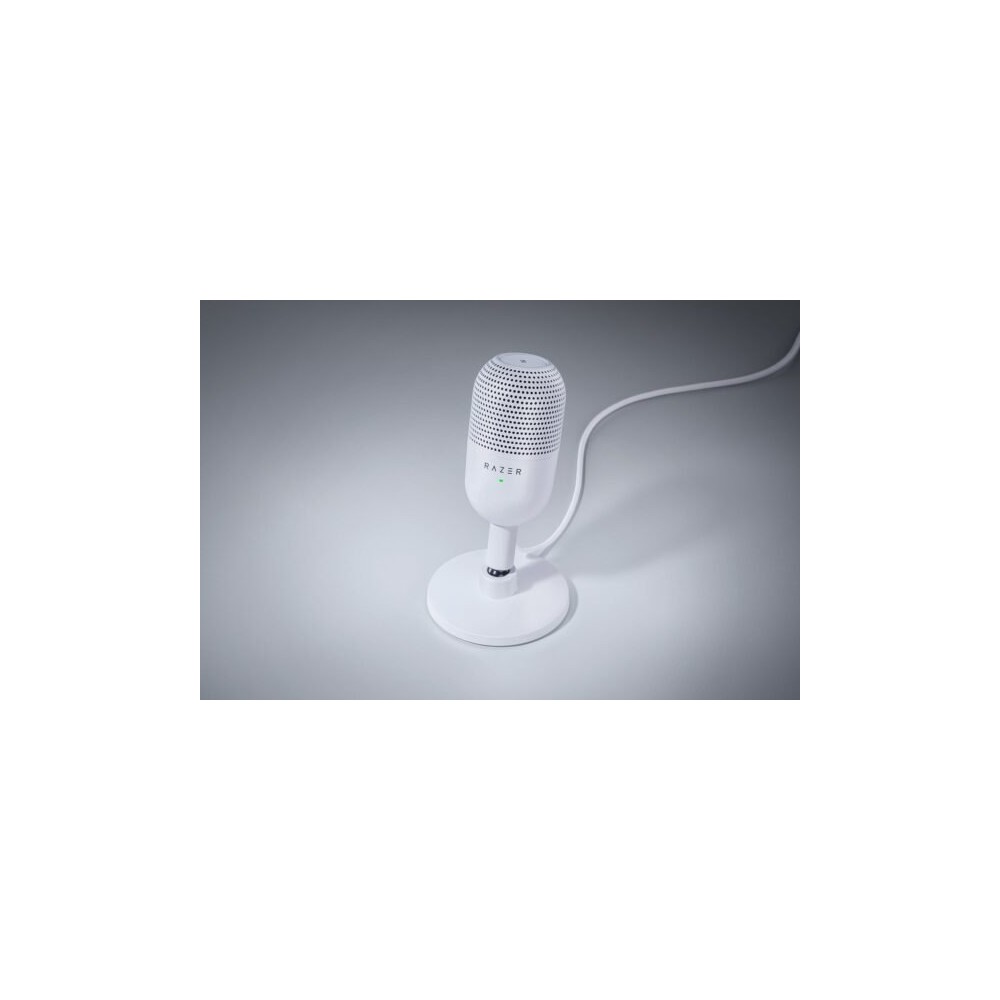 Razer Seiren V3 Mini White - Microphone Gaming | Prix Maroc | Acheter à MajesTech
