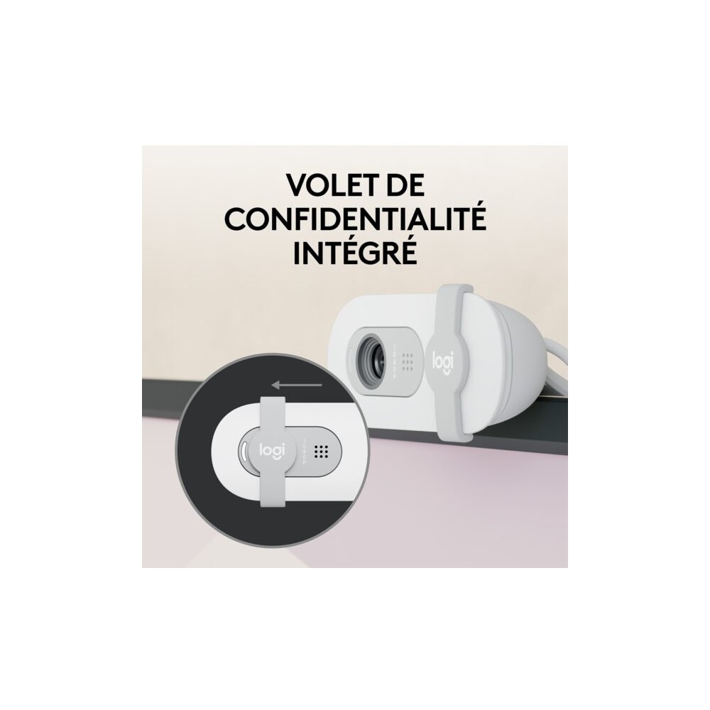 Webcam Logitech BRIO 100 Full HD 1080p | Prix Maroc | MajesTech
