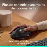 Logitech MX Ergo S. Contrôleur de pointage à ressort sans fil - Achetez au meilleur prix au Maroc | MajesTech