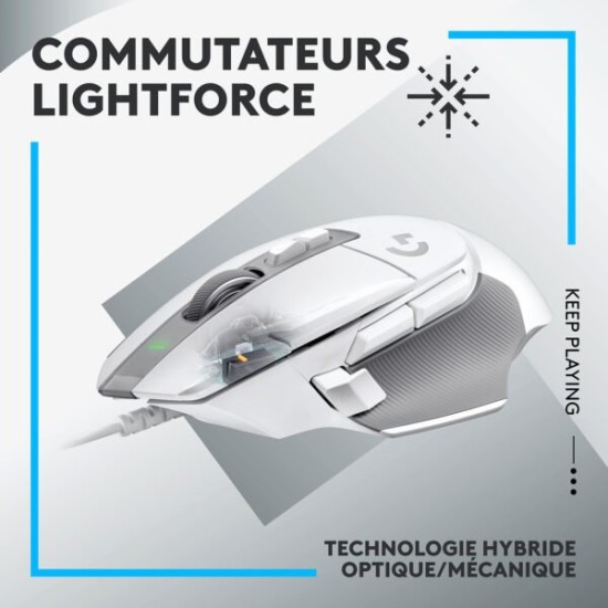 Logitech G502X Blanc - Acheter au meilleur prix | MajesTech