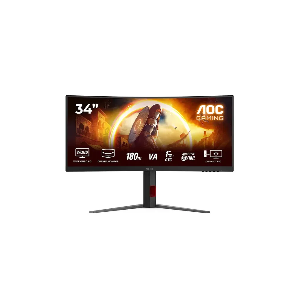 AOC CU34G4 34″ 180Hz VA UWQHD : Acheter en Maroc | MajesTech