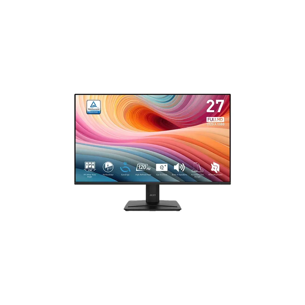 MSI PRO MP275 E2 27 120Hz IPS FHD | Acheter au Maroc | Prix Maroc | MajesTech