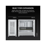 CORSAIR FRAME 4000D Blanc - Étanche - Acheter au Maroc | MajesTech